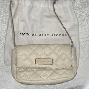 Marc by Marc Jacobs Ivory Quilted Crossbody Bag